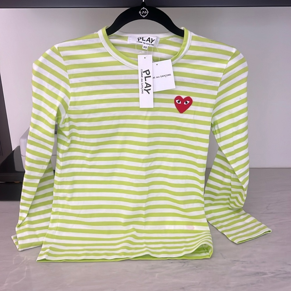 COMME des GARCONS ladies long sleeve t shirt. New with tags. Sz xs